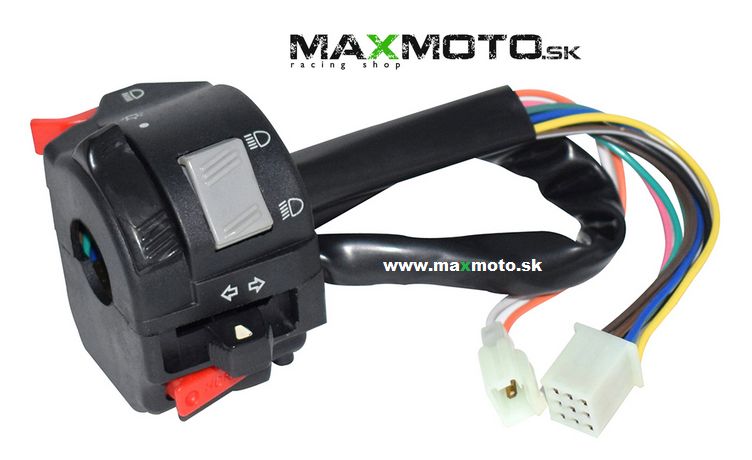 Združený ovládač ATV, svetlá, smerovky, klaksón, vypínač